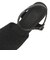 W2071　CL KNIT HEEL SANDAL 5.5　ALL BLACK　705961-0001