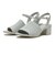 W2071　CL KNIT HEEL SANDAL 5.5　MINT　705961-0002