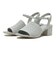 W2071　CL KNIT HEEL SANDAL 5.5　MINT　705961-0002