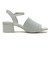 W2071　CL KNIT HEEL SANDAL 5.5　MINT　705961-0002