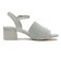 W2071　CL KNIT HEEL SANDAL 5.5　MINT　705961-0002