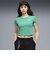 631865　W WARDROBE ESS BABY TEE　40VIBRANT GREEN　693252-0003