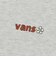 126R3011601　W flower logo ringer TEE　GRAY　705879-0003