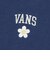 126R3011301　W flower logo TEE　NAVY　705876-0002