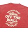 126R1011300　M All you need is Vans S TEE　RED　705889-0003
