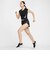 II5520　W TEMPO SWOOSH RUN DF SS　010BLACK/WHITE　713081-0001
