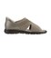 4447　HANDSFREE KNET OPENTOE-SHOES　KHAKI　712017-0003