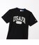 C3-D306　M RW PRINT S/S T-SHIRT USAFA　BLACK　709983-0003