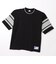 C3-D334_　M FOOTBALL S/S T-SHIRT　BLACK　710572-0002