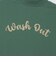 CW-D316　W SHORT SLEEVE T-SHIRT　MOSS GREEN　710438-0002