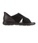 4447　HANDSFREE KNET OPENTOE-SHOES　BLACK　712017-0001