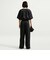 IH1331　W OFLN WVN STN SS TOP　010BLACK/SAIL　712869-0001