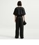IH1331　W OFLN WVN STN SS TOP　010BLACK/SAIL　712869-0001