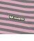 126R3010701　W Border cropped TEE　PINK　705873-0001