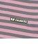 126R3010701　W Border cropped TEE　PINK　705873-0001