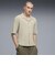 636809　M WARDROBE ESS WAFFLE SHIRT　61PEBBLE GRAY　709130-0002