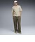 636809　M WARDROBE ESS WAFFLE SHIRT　61PEBBLE GRAY　709130-0002