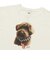 126R3011101　W Dog print TEE　WHITE　705875-0001