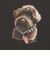 126R3011101　W Dog print TEE　SUMIKURO　705875-0003