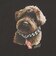 126R3011101　W Dog print TEE　SUMIKURO　705875-0003