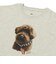 126R3011101　W Dog print TEE　GRAY　705875-0002