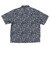 126R1061800　H Hula surfer Aloha Shirt　NAVY　707280-0001