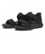 S0060　QS STRAP SANDAL　BLACK　705234-0001