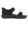 S0060　QS STRAP SANDAL　BLACK　705234-0001