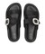 W2088　BIJOU FLAT SANDAL　BLACK　708628-0001