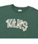 126R3011401　W college logo flower TEE　GREEN　705877-0002