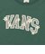 126R3011401　W college logo flower TEE　GREEN　705877-0002