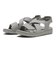 W2085　VELCRO CROSS SANDAL　GRAY　704939-0002