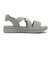 W2085　VELCRO CROSS SANDAL　GRAY　704939-0002