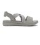 W2085　VELCRO CROSS SANDAL　GRAY　704939-0002