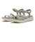 W2084　CROSS GORE SANDAL　GRAY　707566-0002