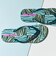 SP83846300　ANIMAL PRINT VII　GREEN/BLUE/LILA　712007-0001
