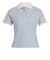 KX1872　W TWEED POLO SHIRT(GFX INJ)　CRYSTALSKY　715996-0001