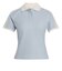 KX1872　W TWEED POLO SHIRT(GFX INJ)　CRYSTALSKY　715996-0001