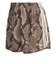 KX1895　W SNAKE SATIN SHORTS(GFX INJ)　LINEN/MBEG　716430-0001
