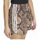 KX1895　W SNAKE SATIN SHORTS(GFX INJ)　LINEN/MBEG　716430-0001
