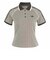 KX1871　W TWEED POLO SHIRT(GFX INJ)　LIGHTBROWN　715995-0001