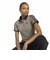 KX1871　W TWEED POLO SHIRT(GFX INJ)　LIGHTBROWN　715995-0001