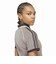 KX1871　W TWEED POLO SHIRT(GFX INJ)　LIGHTBROWN　715995-0001