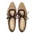 JE-1066　RAFFIA FLAT PUMPS　BEIGE　716142-0001