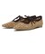 JE-1066　RAFFIA FLAT PUMPS　BEIGE　716142-0001