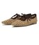 JE-1066　RAFFIA FLAT PUMPS　BEIGE　716142-0001