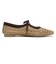 JE-1066　RAFFIA FLAT PUMPS　BEIGE　716142-0001