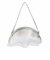 KR1604　U TREFOIL METALLIC PU BAG　SILVERMET　716391-0001