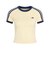 KS7376　W KNITTED TEE　WVANILLA/NIGHT　715704-0001