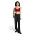 KS9363　W KNIT FIREBIRD TRACKPANT　BLACK/WHITE　715722-0001